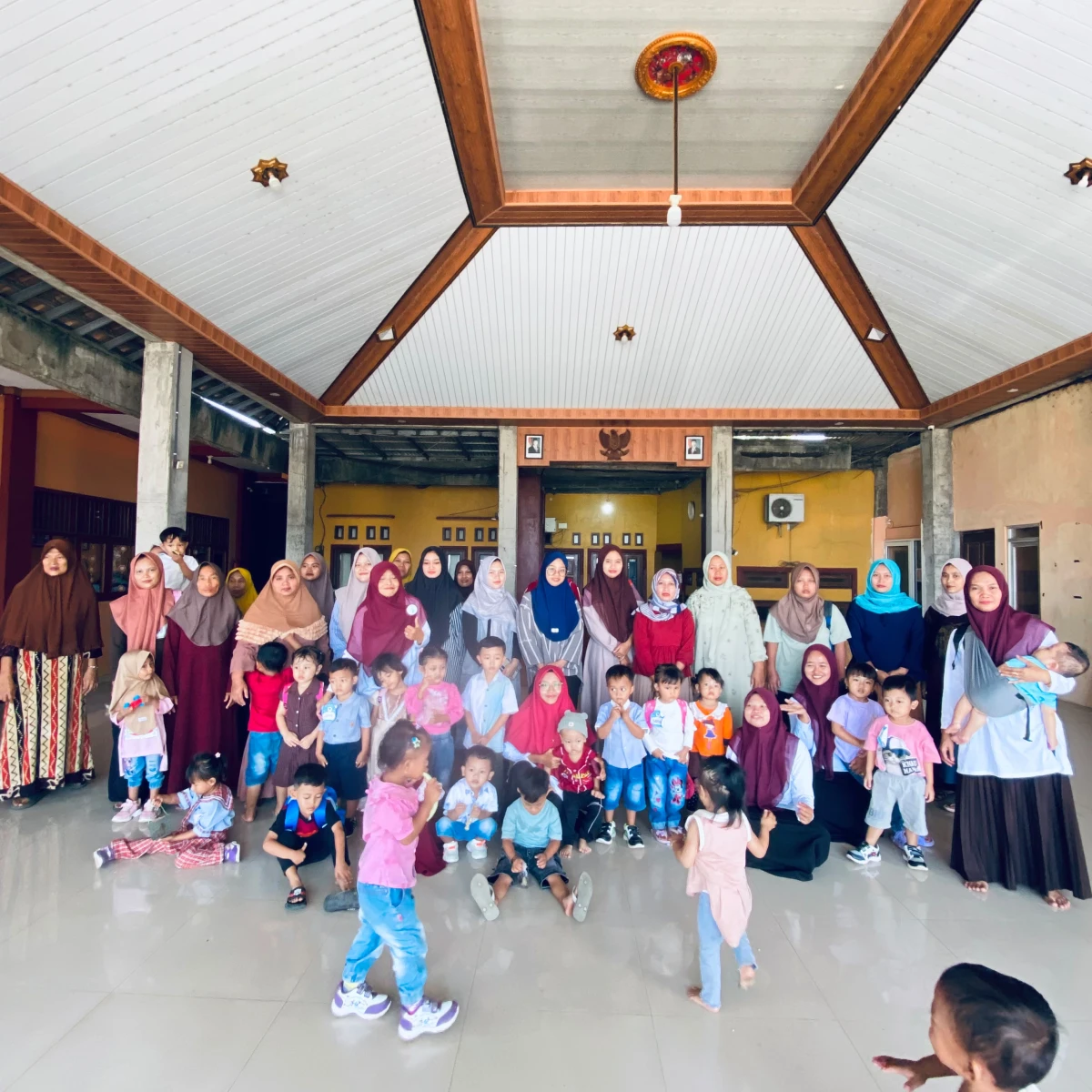 Sosialisasi penerimaan siswa baru di POS PAUD GIRI SENTANA sowan Kidul. 