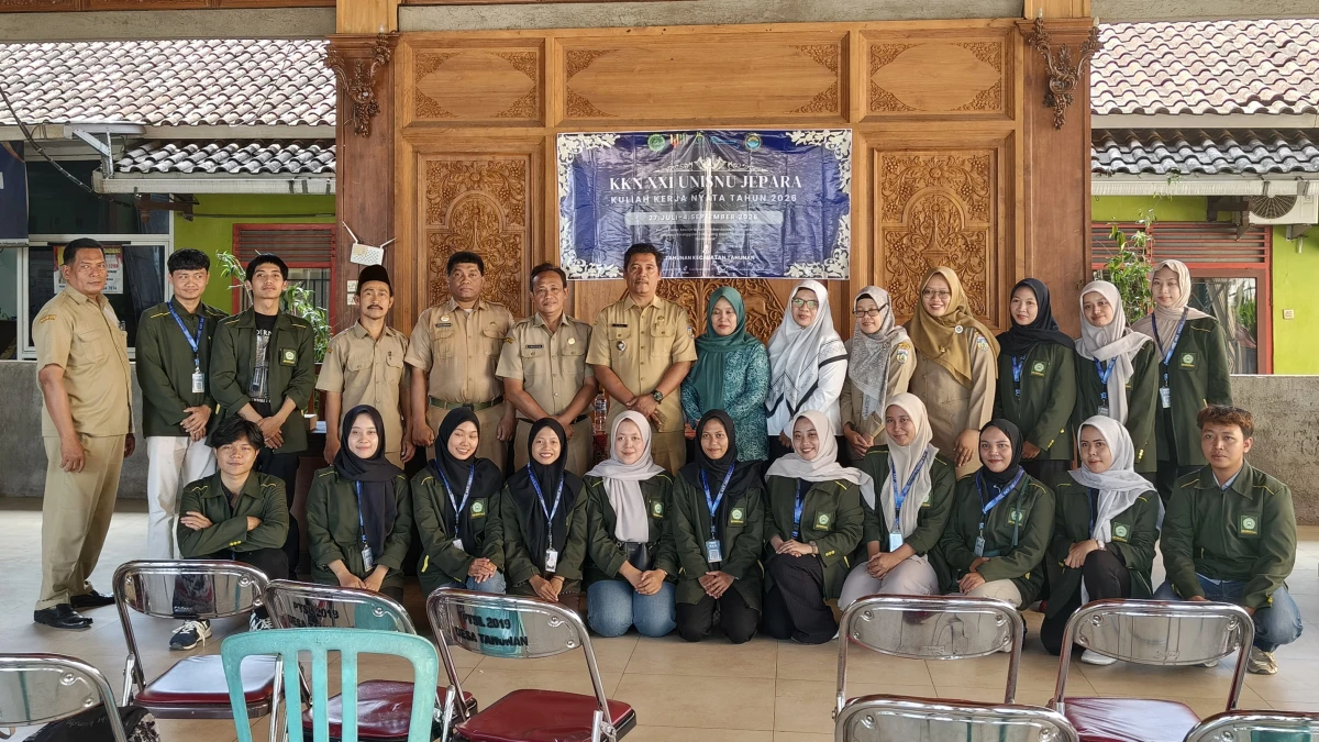 PENERJUNAN DAN SERAH TERIMA MAHASISWA KKN XXI UNISNU JEPARA TAHUN 2026