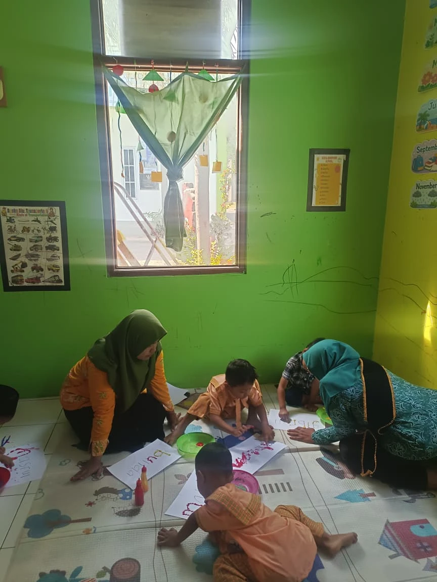 Kunjungan Bunda PAUD ke POS PAUD MATA HATI