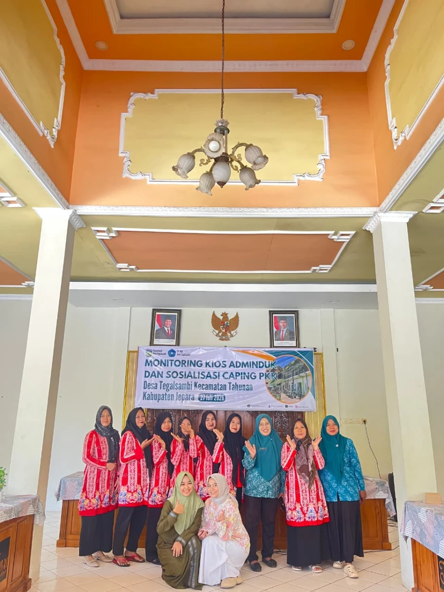 Monitoring Kios Adminduk dan Sosialisasi Caping PKK
