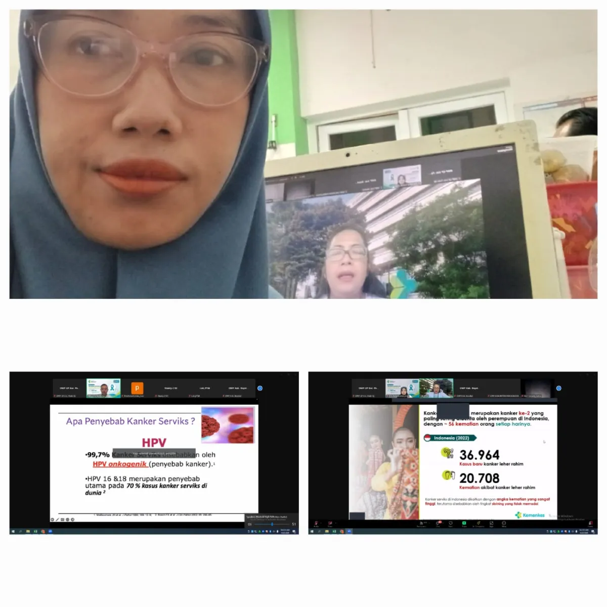Sosialisasi Skrining Kanker Leher Rahim (Metode DNA HPV Self Sampling)