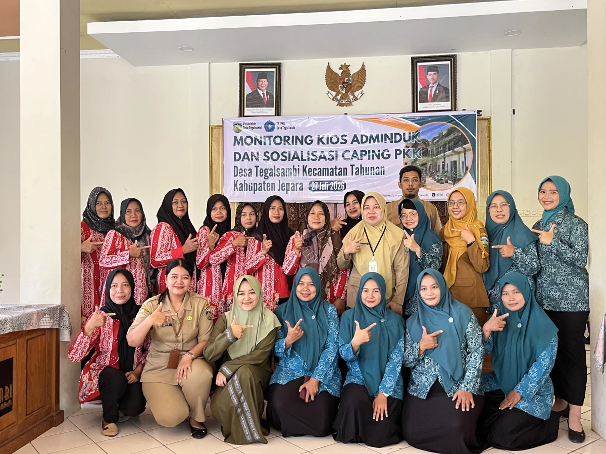 Monitoring Kios Adminduk dan Sosialisasi Caping PKK