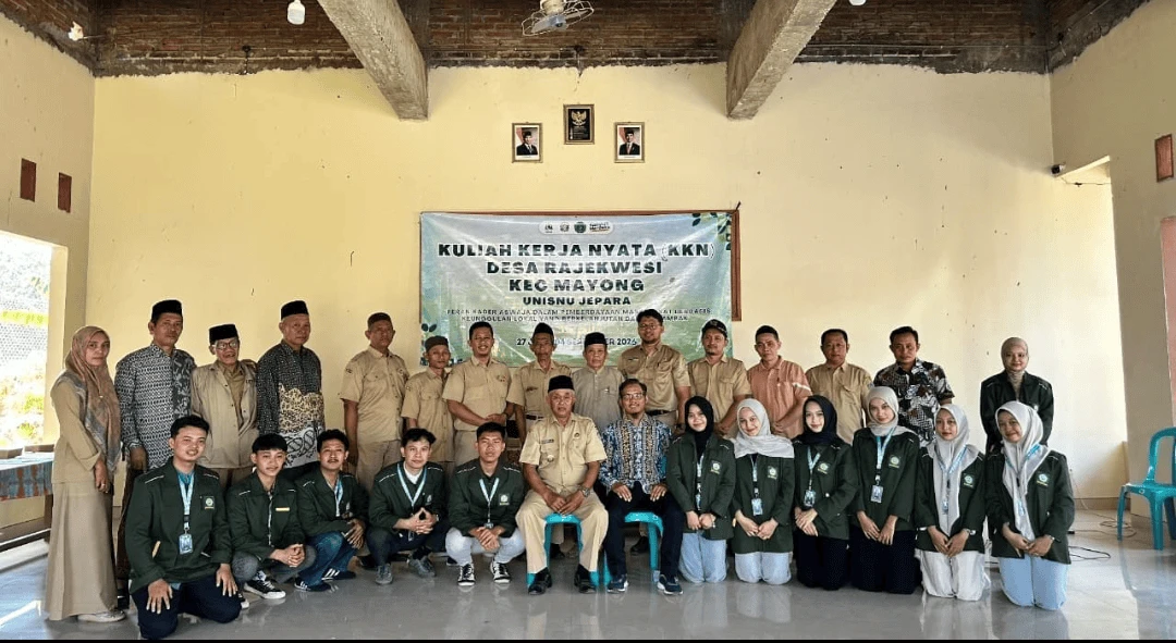 Penerjunan KKN UNISNU di Desa Rajekwesi 