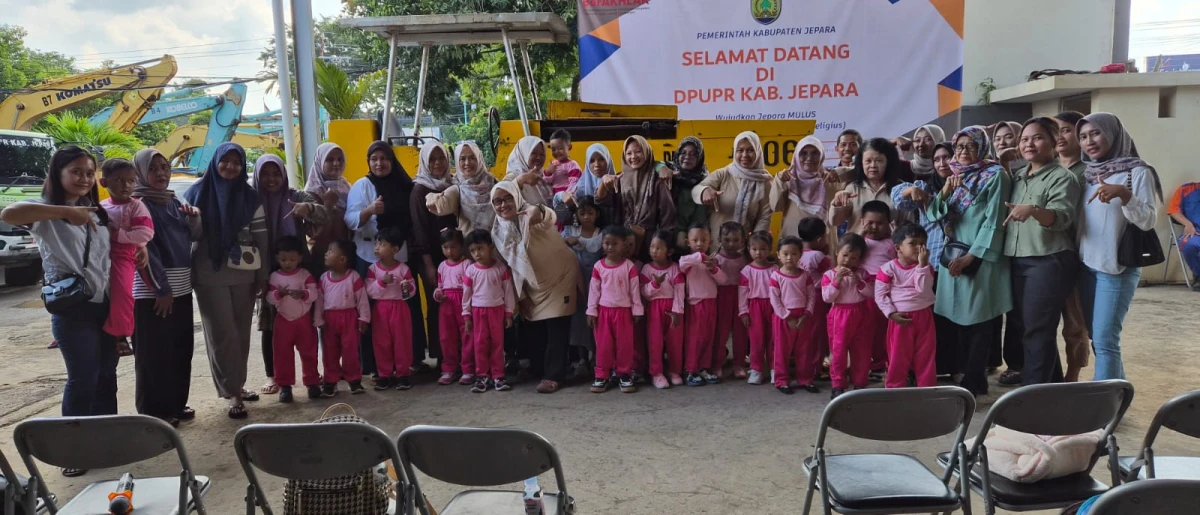 Outing Class Pos PAUD Ceria ke Kantor DPUPR Kabupaten Jepara sebagai Sarana Edukasi Anak