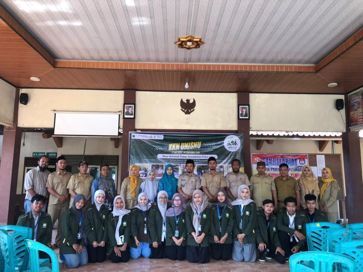 Penerjunan KKN Unisnu Jepara Angkatan XXI di Desa Suwawal Timur