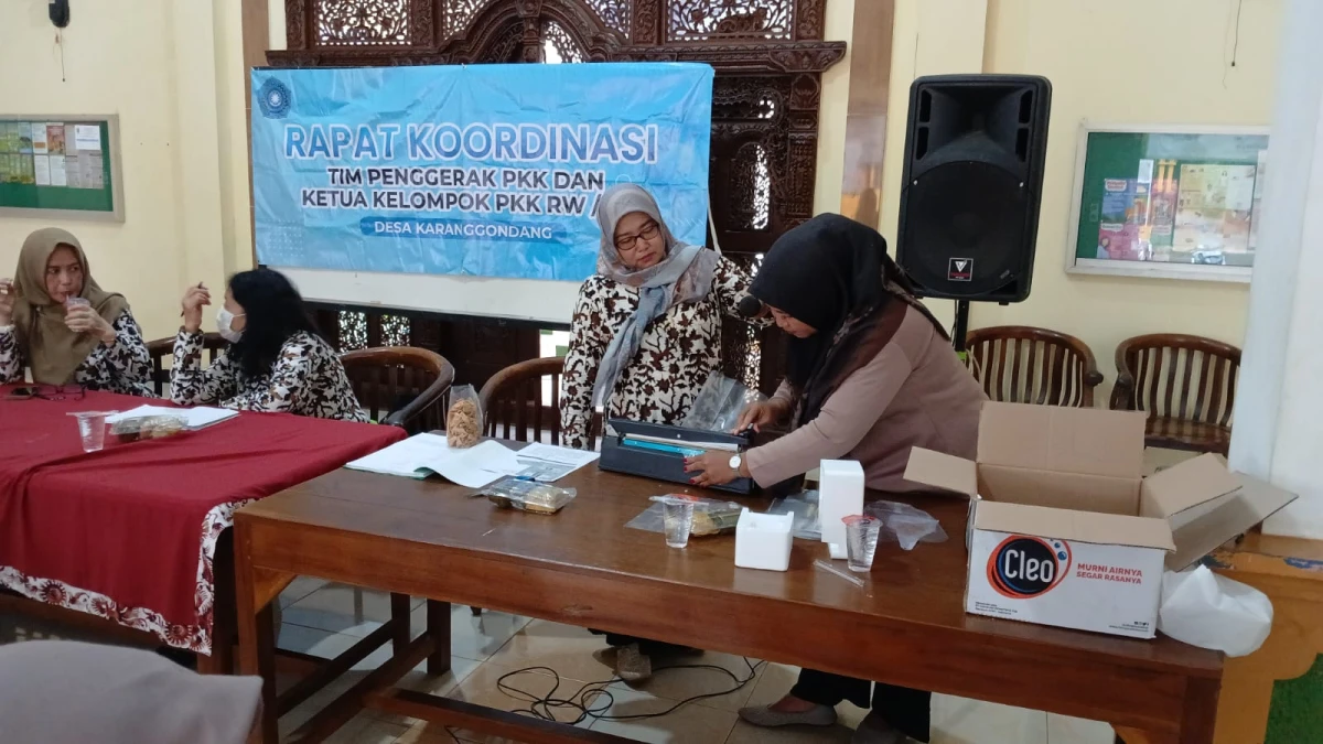 Pokja II TP PKK Desa Karanggondang Gelar Pelatihan Packaging untuk Meningkatkan Daya Tarik Produk