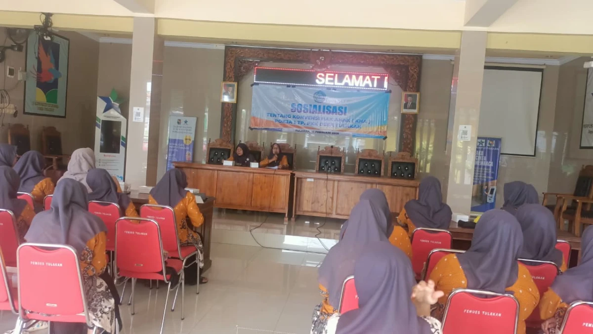Sosialisasi KHA (Konvensi Hak Anak) oleh Pokja 1 TP.PKK Desa Tulakan