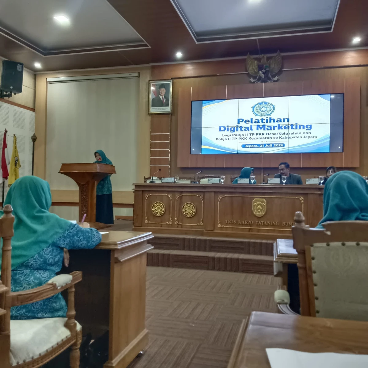 Pelatihan Digital Marketing dan AI Pokja II TP PKK Desa dan TP PKK Kecamatan