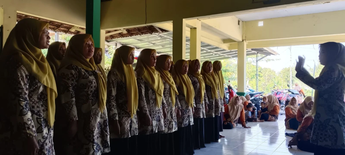 Pertemuan Rutin TP. PKK Desa Sumberrejo.