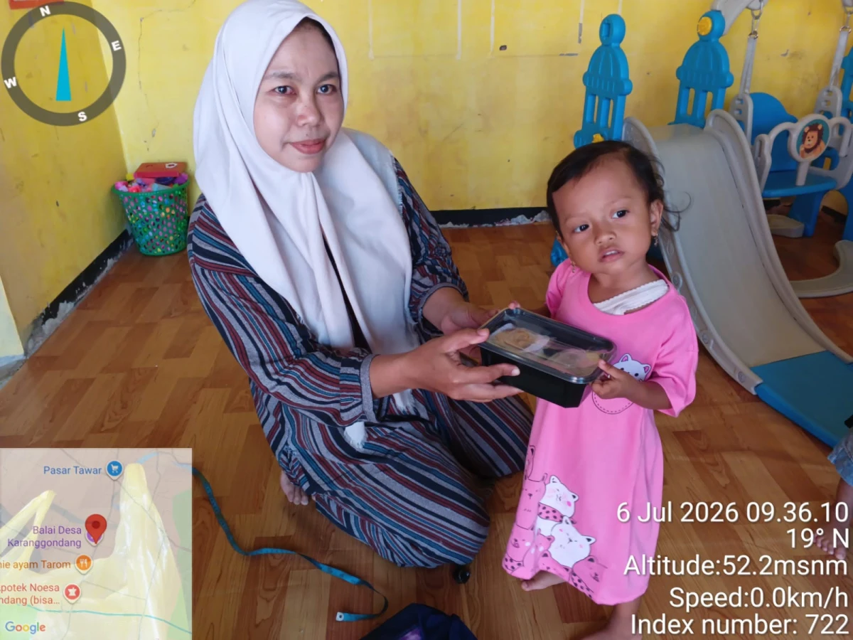 Pemantauan dan Pemberian PMT bagi Balita Stunting