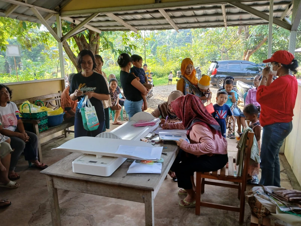 Pelaksanaan kegiatan Posyandu Harapan 10, tgl 3 Juli 2026