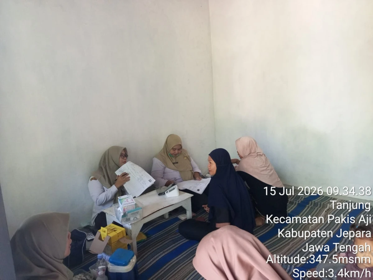 Kegiatan Posyandu Sido Dadi I Desa Tanjung