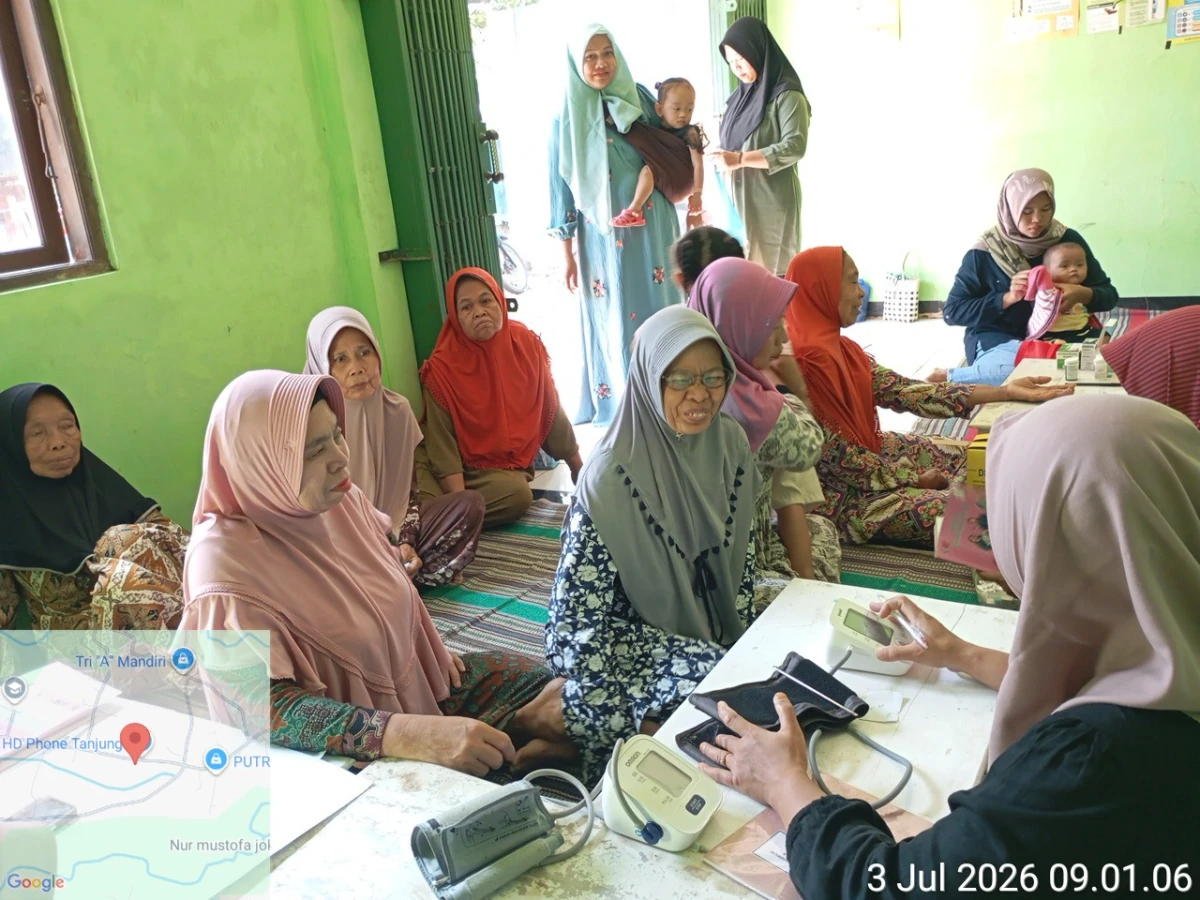 Kegiatan Posyandu Sido Dadi II Desa Tanjung