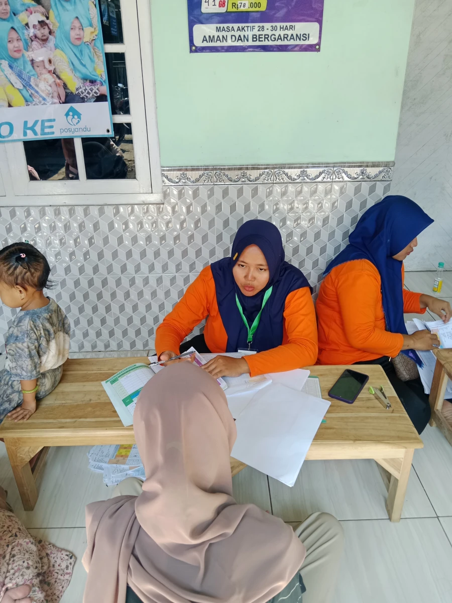 Kegiatan Posyandu Melati Putih III Desa Mambak