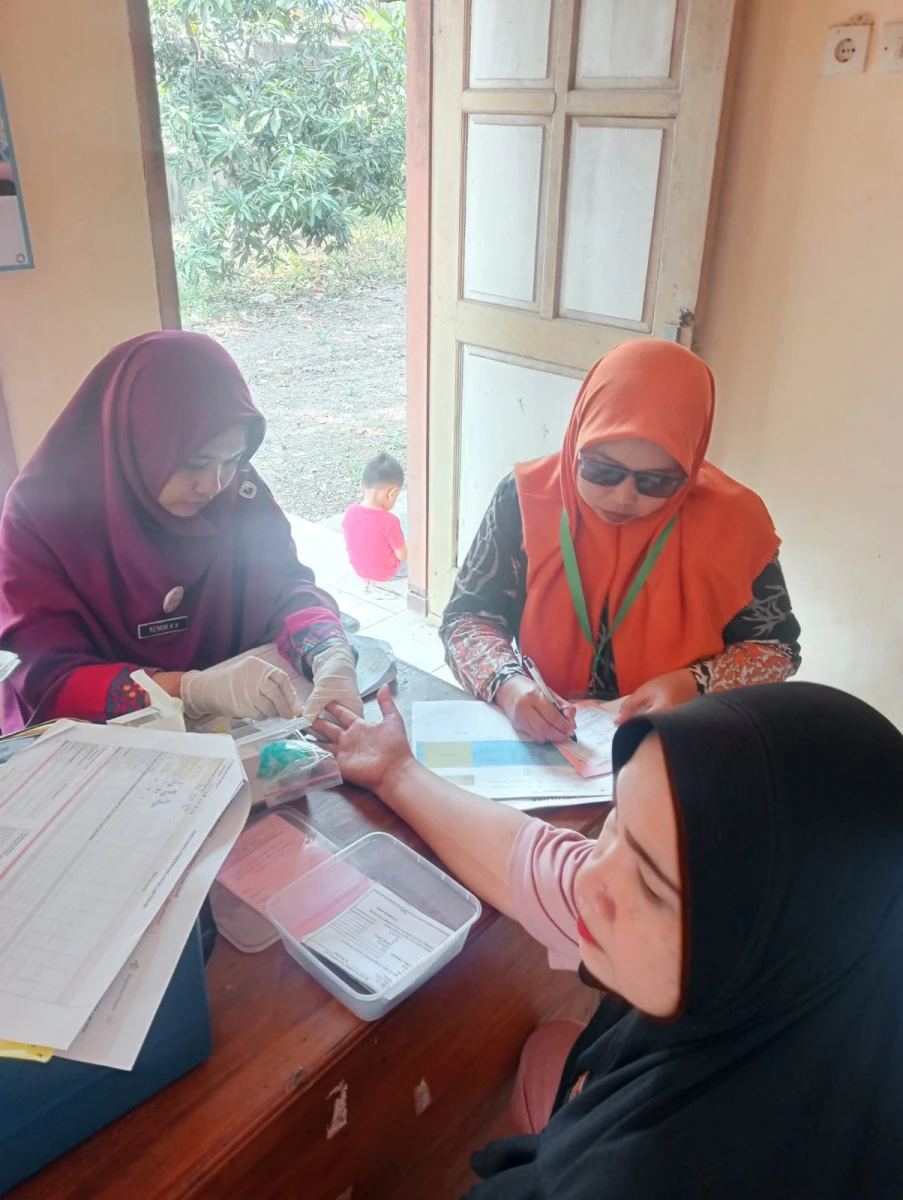 Kegiatan Posyandu Melati Putih IV Desa Mambak