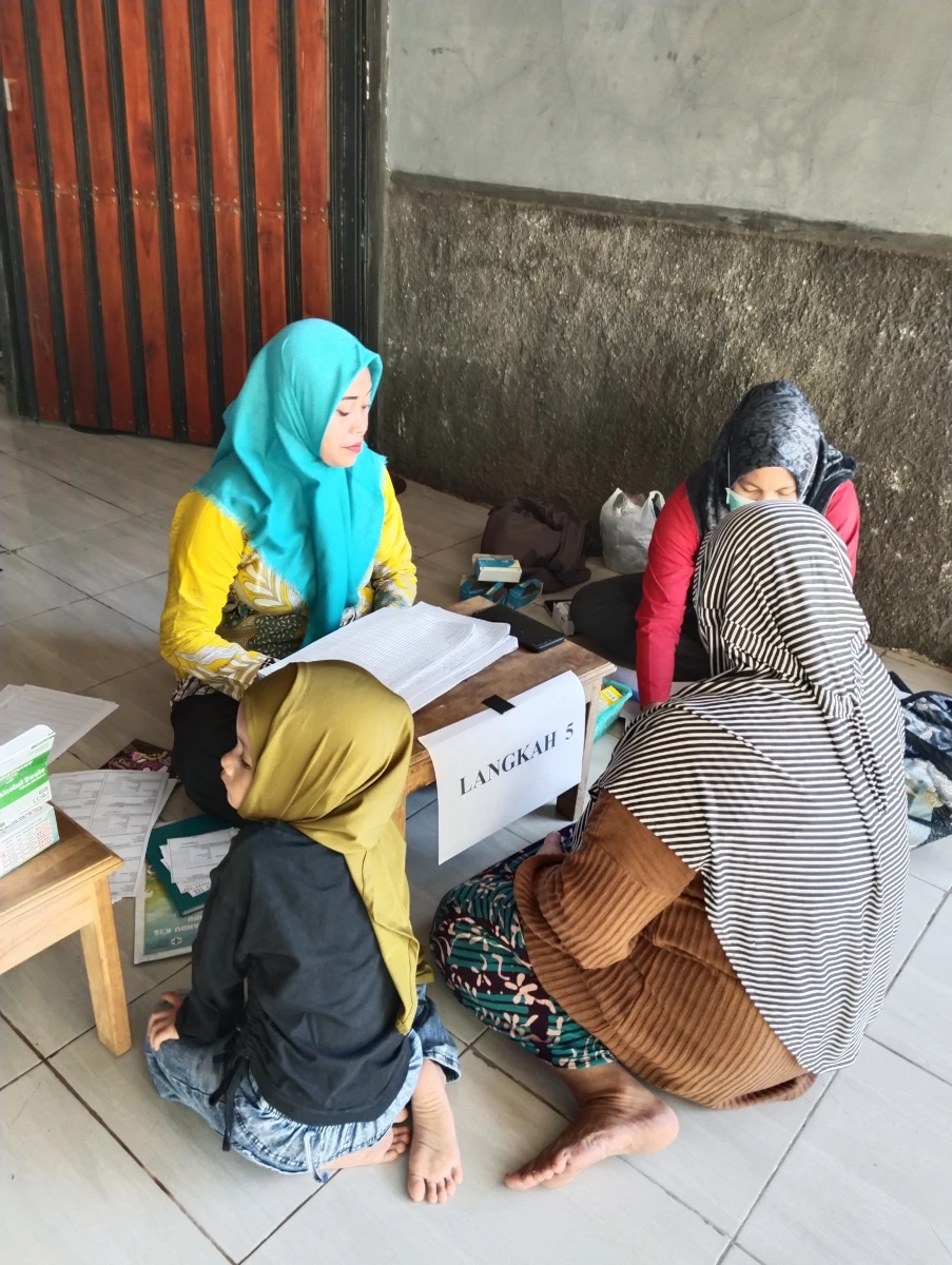 Kegiatan Posyandu Melati Putih V Desa Mambak