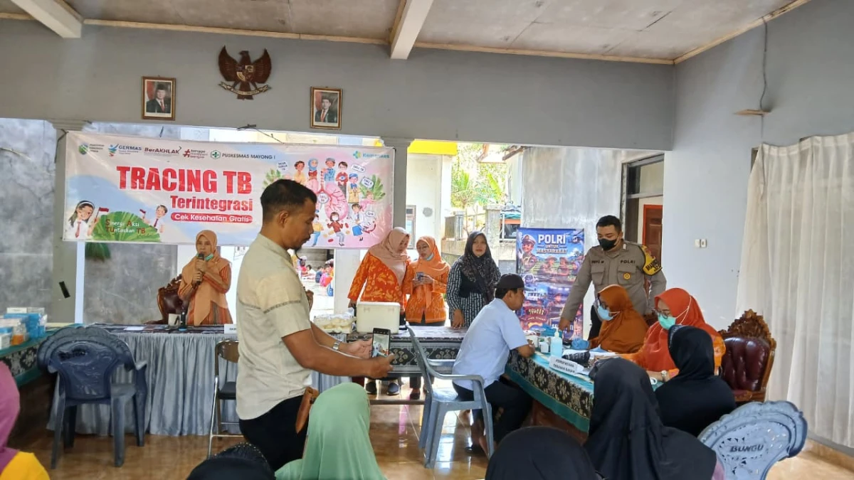 Puskesmas Mayong 1 Didampingi Ketua TP. PKK Desa Bungu Mengadakan Kegiatan Cek Kesehatan Gratis bagi warga Desa Bungu