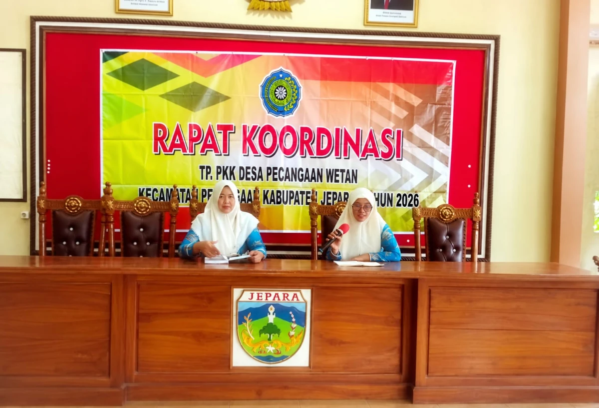 Rapat Koordinasi TP PKK Desa Pecangaan Wetan 