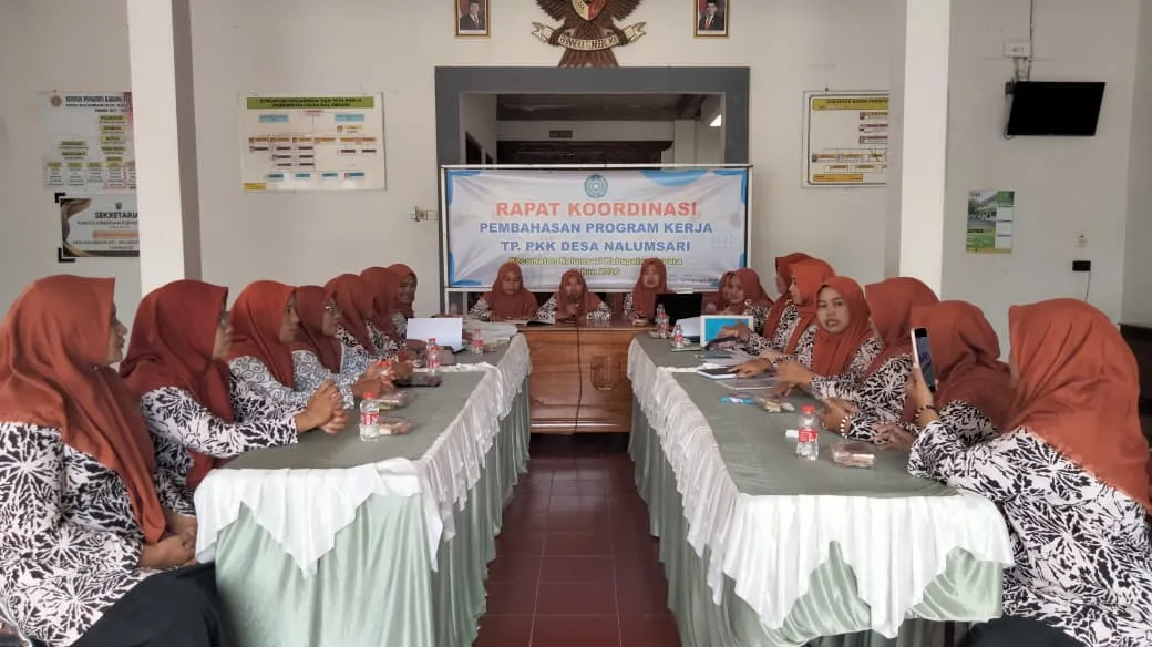 RAPAT KOORDINASI PEMBAHASANPROGAM KERJA TP.PKK DESA NALUMSARI TH.2026