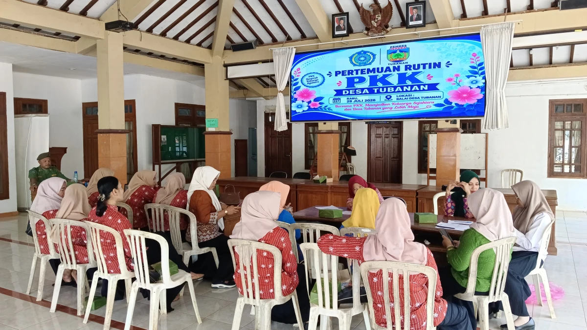 Pertemuan Rutin Juli 2026 TP. PKK Desa Tubanan