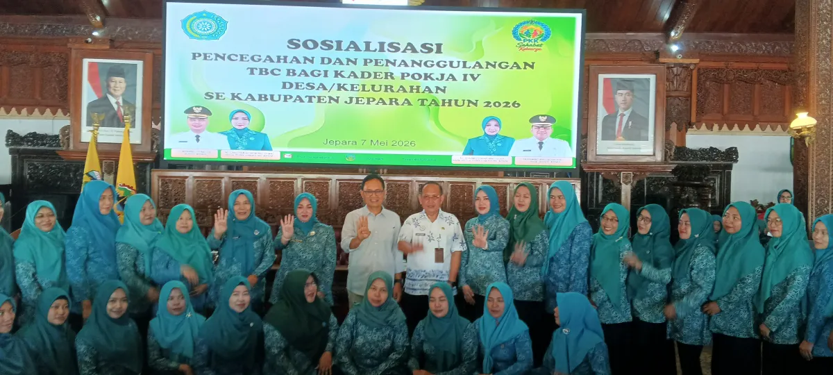 Sosialisasi Pencegahan dan Penanggulangan TBC bagi kader Pokja IV Kecamatan dan Desa se Kabupaten Jepara 