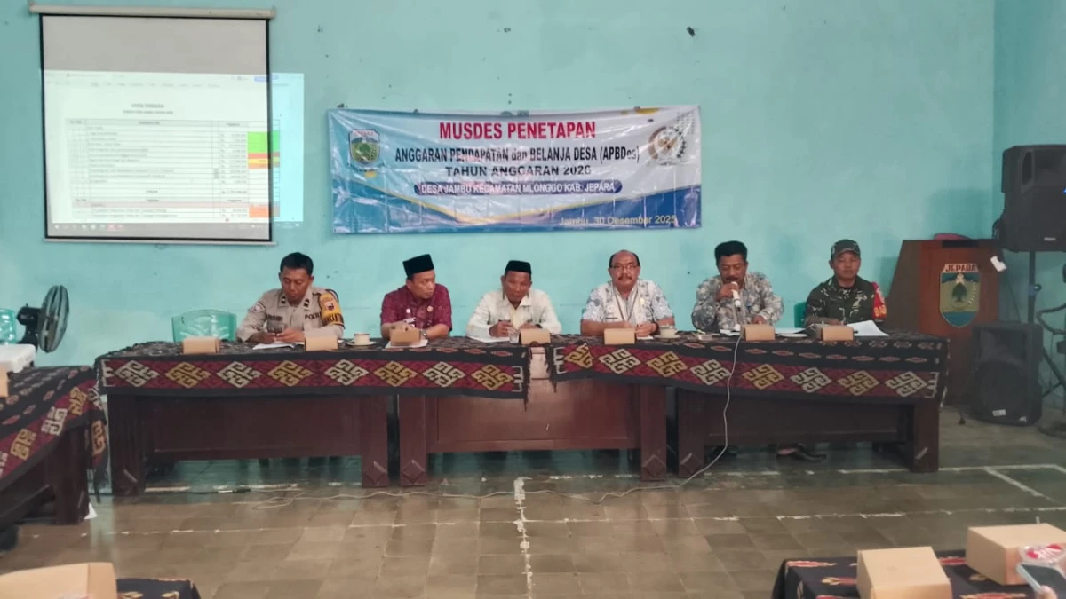 MUSDES PENETAPAN APBDes TAHUN ANGGARAN 2026 DESA JAMBU