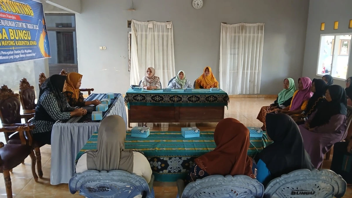 Ketua TP. PKK Desa Bungu mengadakan kegiatan Rembug Stunting