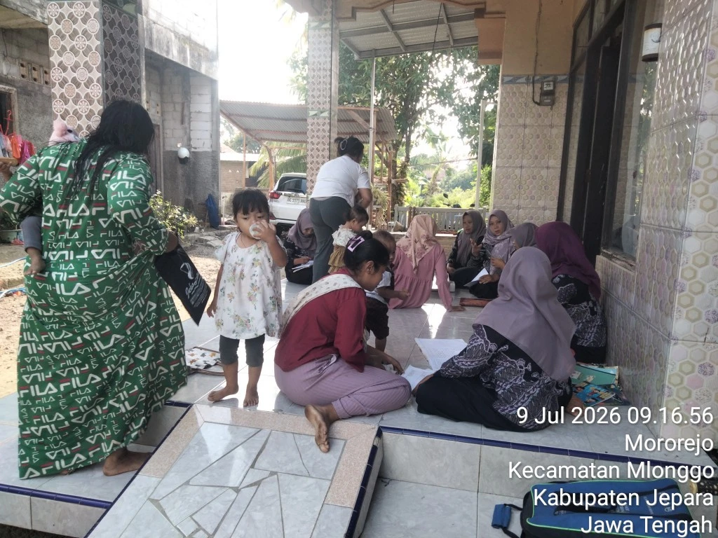 Posyandu 6 SPM Bulan Juli Sekar Mayang II Desa Mororejo