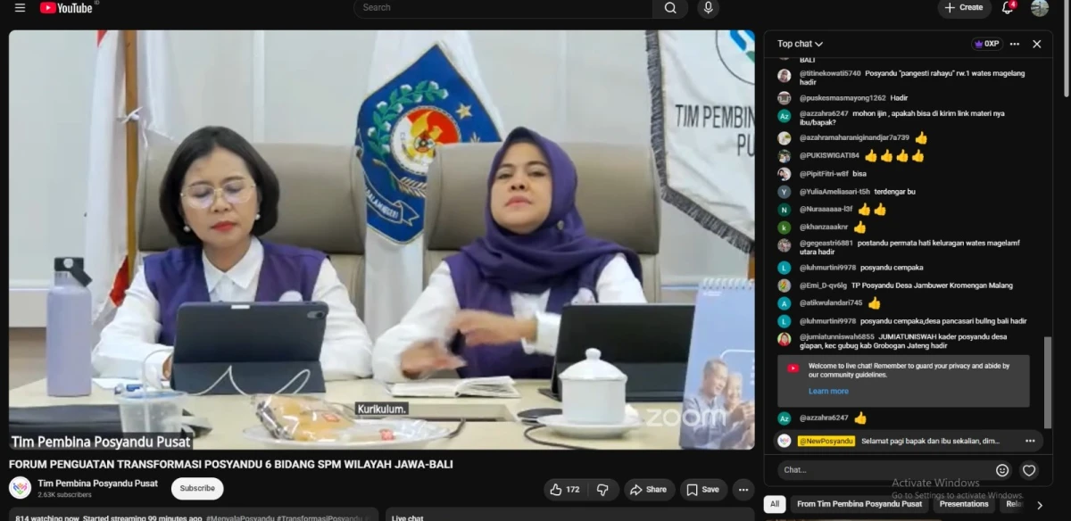 Forum Penguatan Transformasi Posyandu 6 Bidang